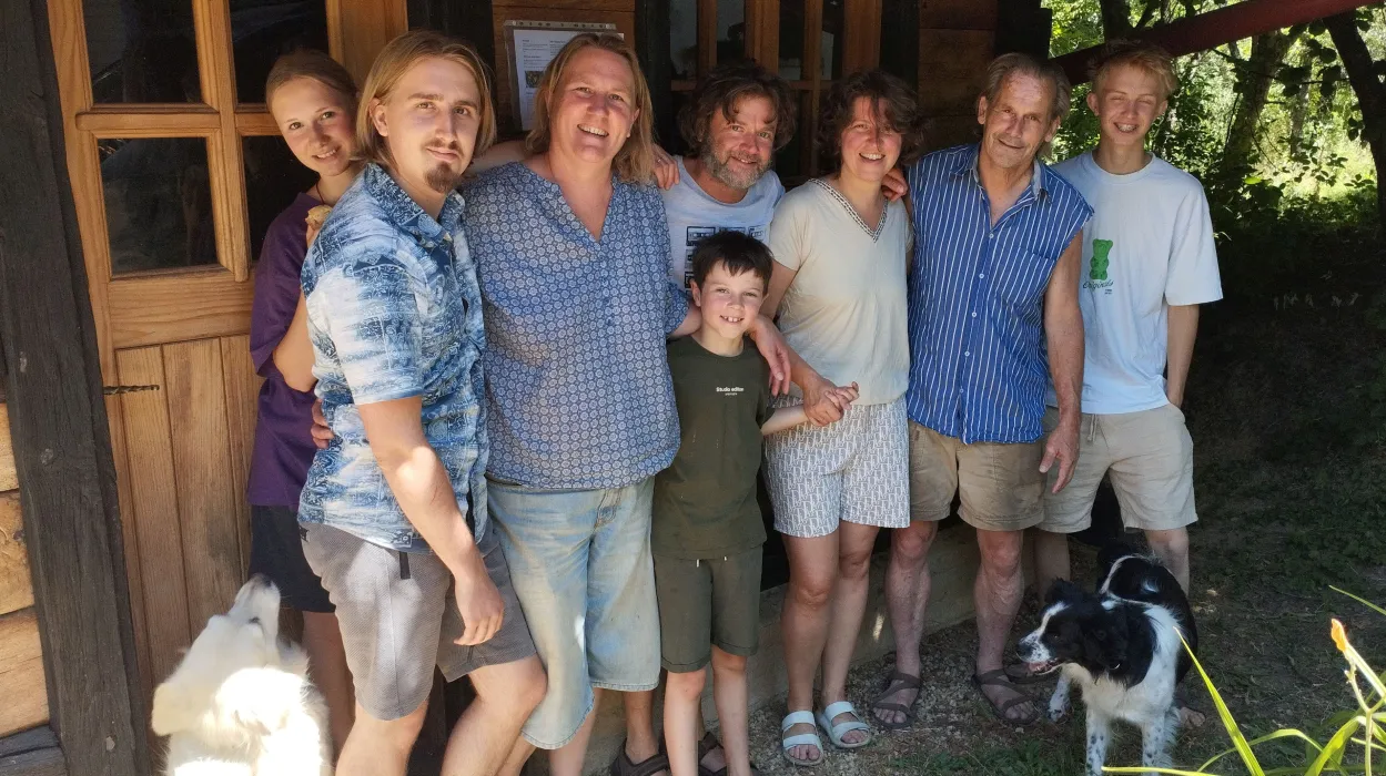 2 Permaculture families in our Rich Forest in the heart of Croatia