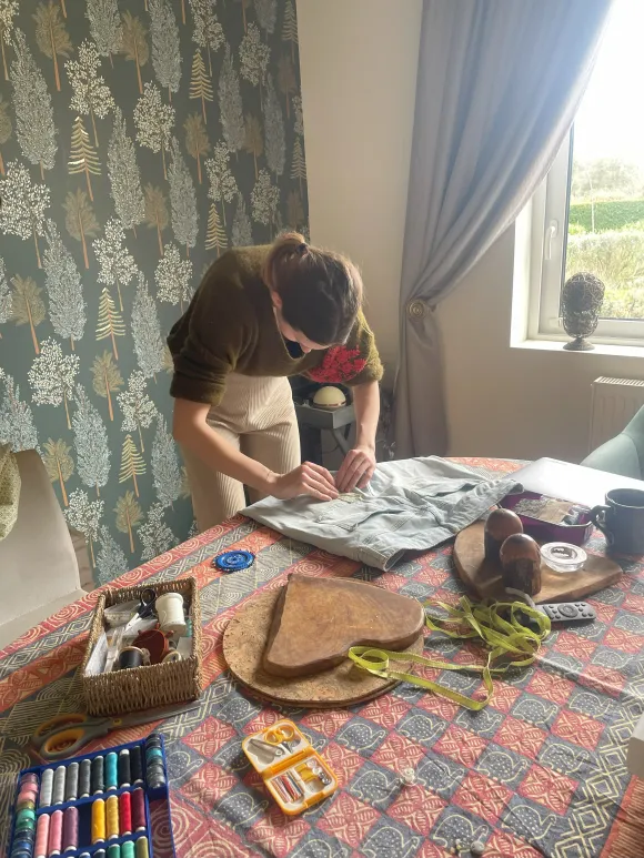 fixing clothes rather than buy new