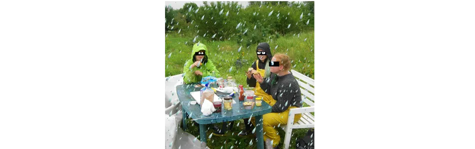 eatin waiting for the sun