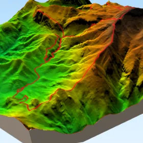 3D map water design Alq